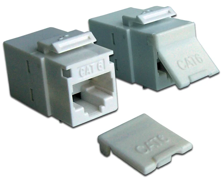 Повторитель портов Повторитель портов RJ-45, неэкранированный, кат.6, формата Keystone, белый