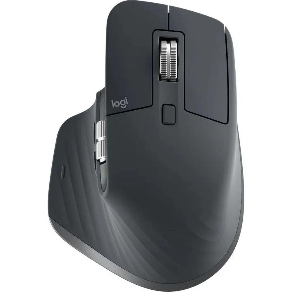 Мышь беспроводная Logitech MX Master 3 Graphite |910-005694| темно-серая, 200-4000 dpi, Bluetooth, |910-005694| 2.4 GHz/USB-ресивер (Logitech Unifying®), 7 кнопок, перезаряжаемая литий-полимерная батарея (500 мА·ч)