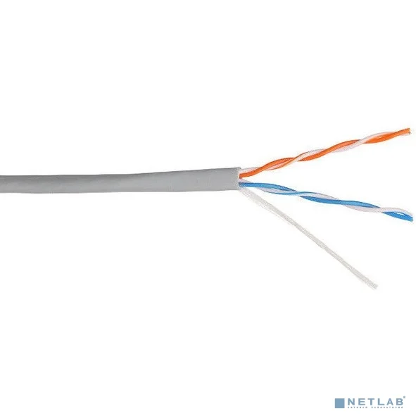 Кабель Кабель NewMax UTP CCA, 2 пары, Кат.5e, PVC, серый, 305 метров