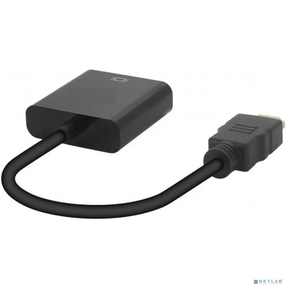 KS-is KS-454 Переходник DisplayPort VGA 20M-15F