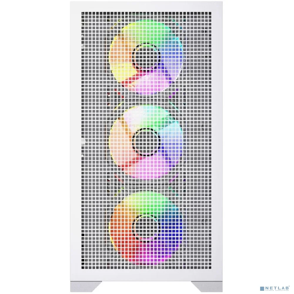 Powercase Mistral Micro B315W, Tempered Glass, 4x 120mm ARGB PWM Fan, белый, mATX (CMMB315W-A4)