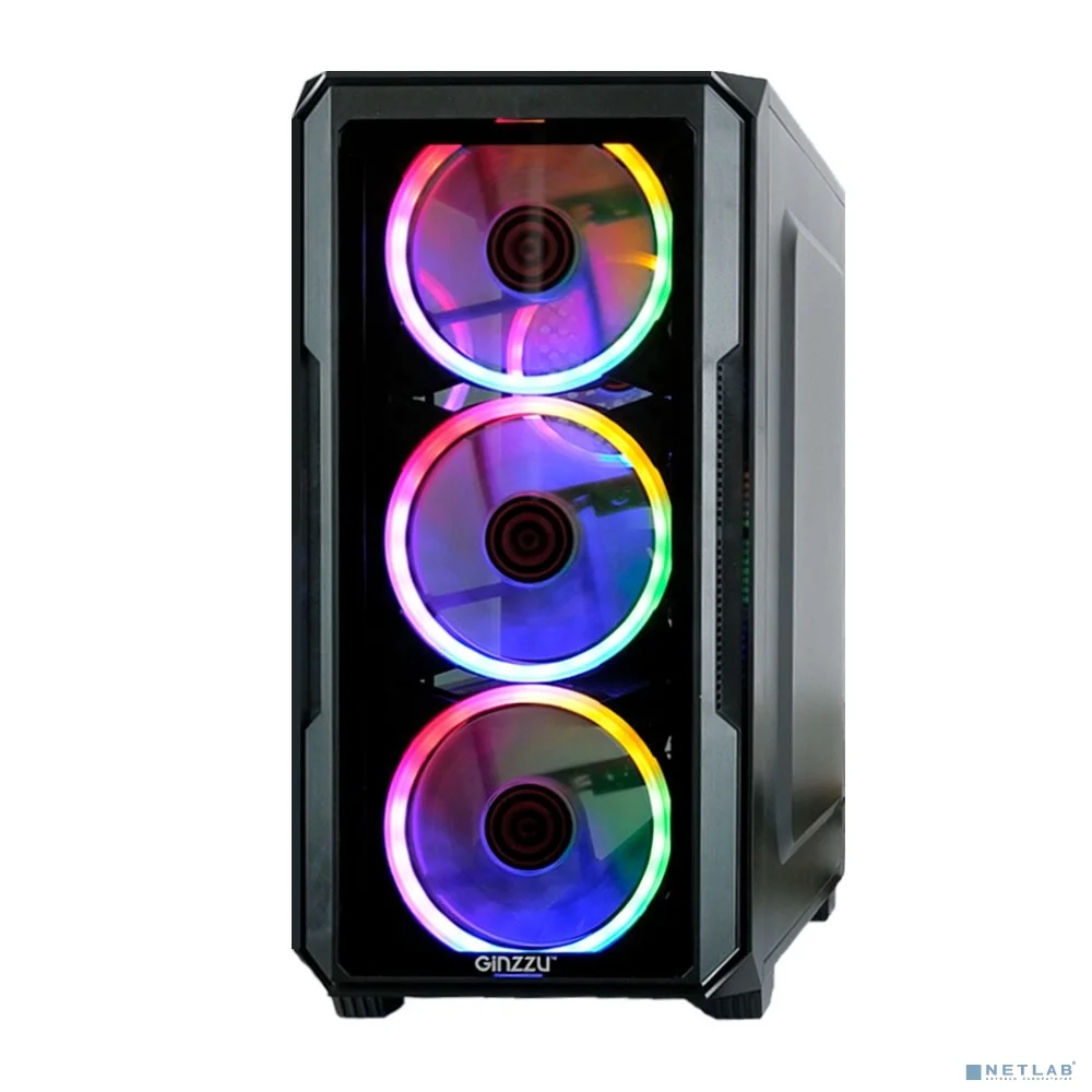 Ginzzu CL690 mATX FAN 4*12FRGB