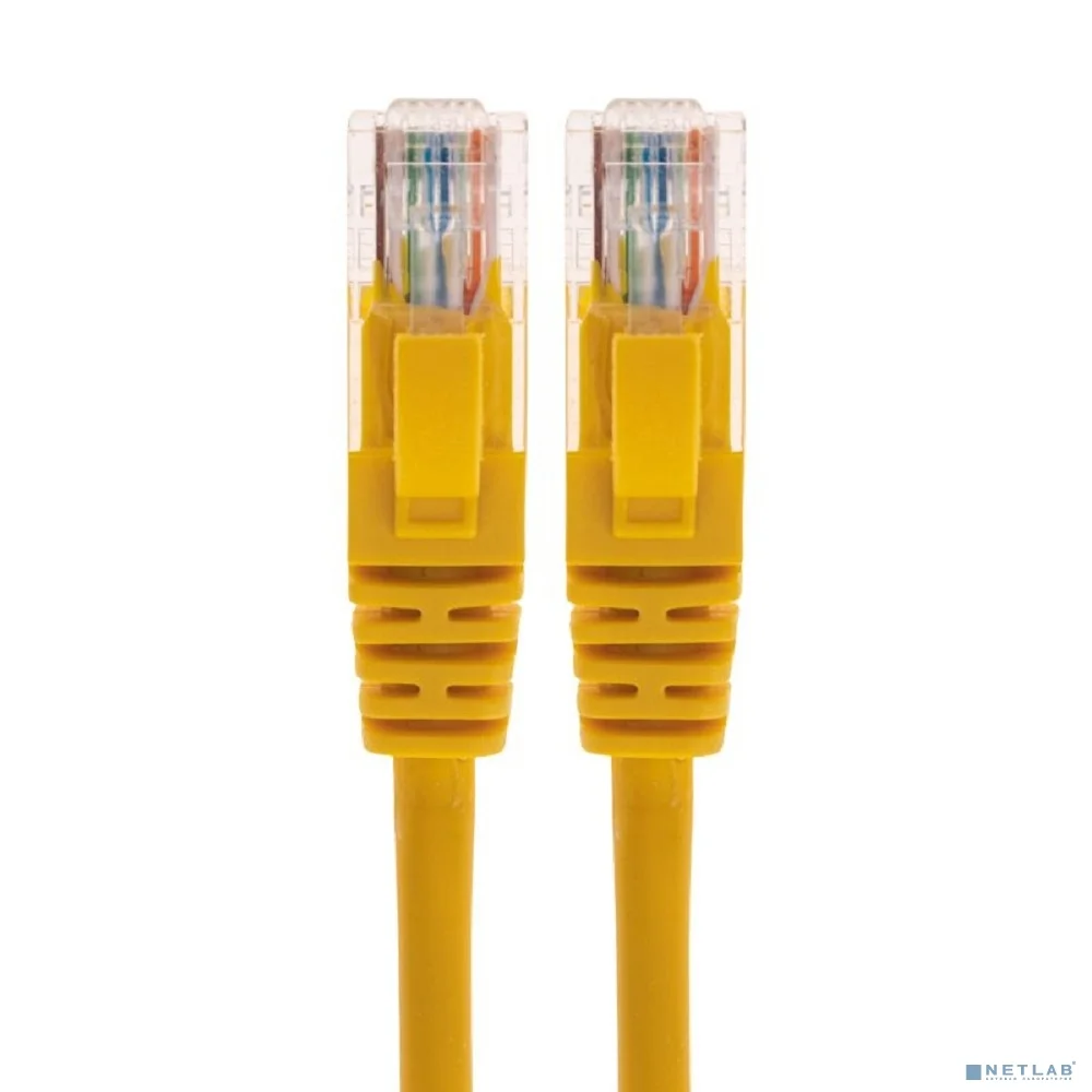 Rexant (02-0295-5) Патч-корд U/UTP, CAT 6, RJ45-RJ45, 26AWG, LSZH, желтый, 5м