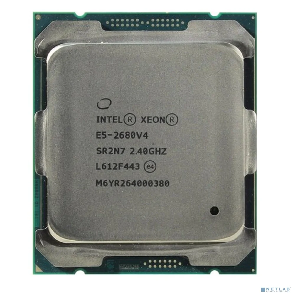 Центральный Процессор Intel Xeon E5-2680V4 14 Cores, 28 Threads, 2.4/3.3GHz, 35M, DDR4-2400, 2S, 120W Pull Tray (БУ)