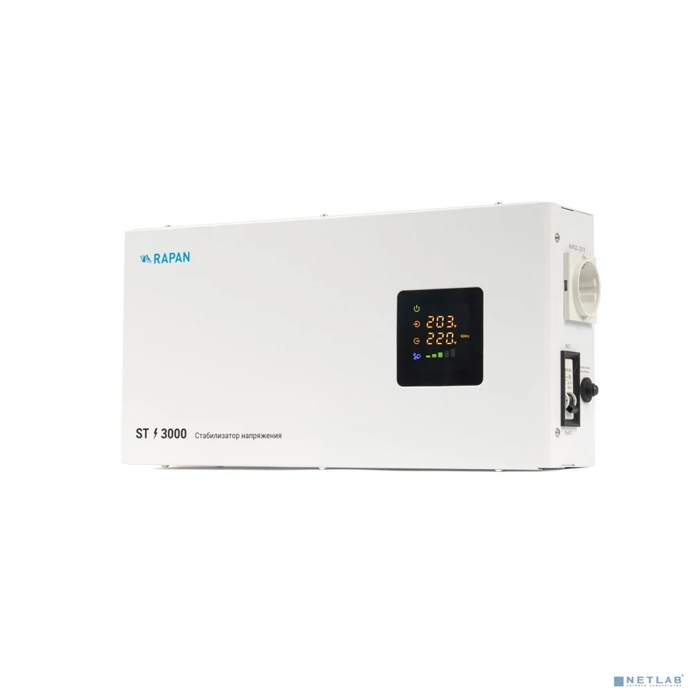 БАСТИОН RAPAN ST-3000 стабилизатор сетевого напряжения, 3000ВА, 100-260 В {8902}