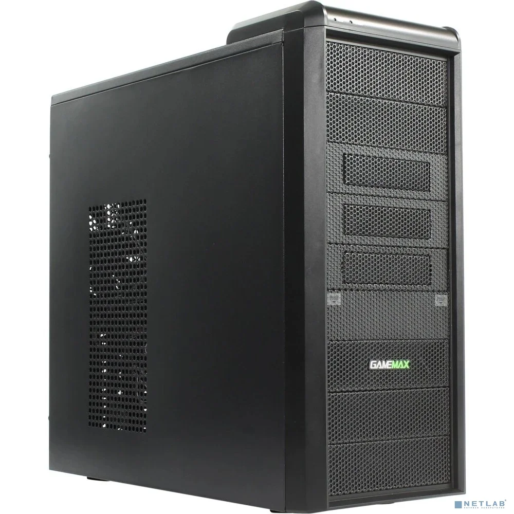 Zircon, 8819SE-Lite, без БП без замка (Midi Tower, ATX, Black)