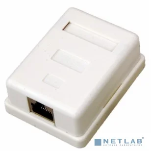 Rexant (03-0122) Розетка компьютерная внешняя, 1-порт RJ-45 (8P8C), FTP экранированная, категория 5e