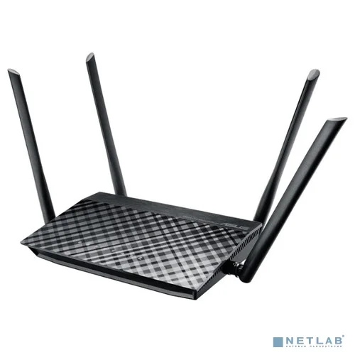 ASUS RT-AC1200 (V2) Беспроводной двухдиапазонный маршрутизатор AC1200 с поддержкой технологии MU-MIMO, Wi-Fi 5 (ac)
