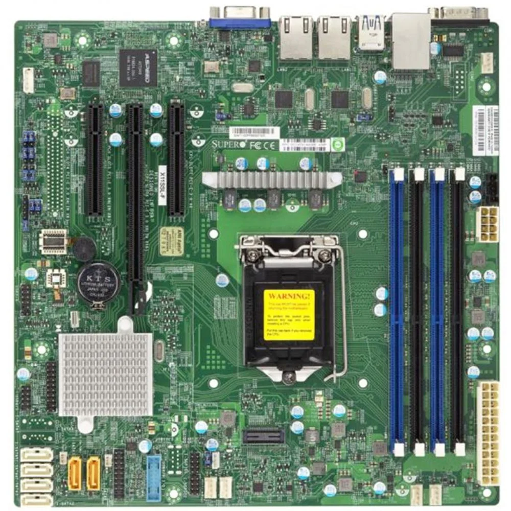 Материнская плата SuperMicro MBD-X11SSL-B (OEM) Micro-ATX LGA 1151 64GB Unbuffered ECC UDIMM 6xSATA3 6xUSB2.0 5xUSB3.0 VGA 1xPCI-E3.0x8(in x16 slot) 1xPCI-E3.0x8 1xPCI-E3.0x4 (in x8 slot)