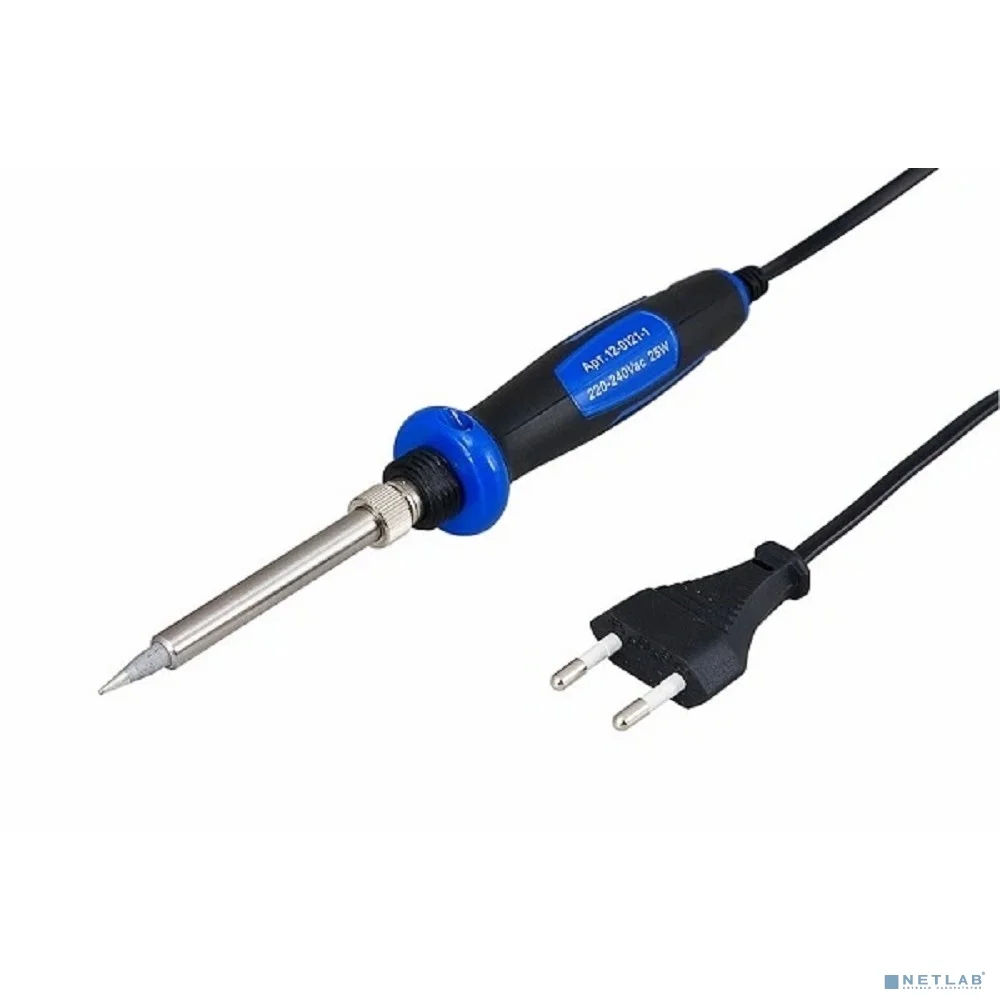 REXANT (12-0121-1) Паяльник с керам. нагревателем долговечное жало (Профи) 220V/25Вт