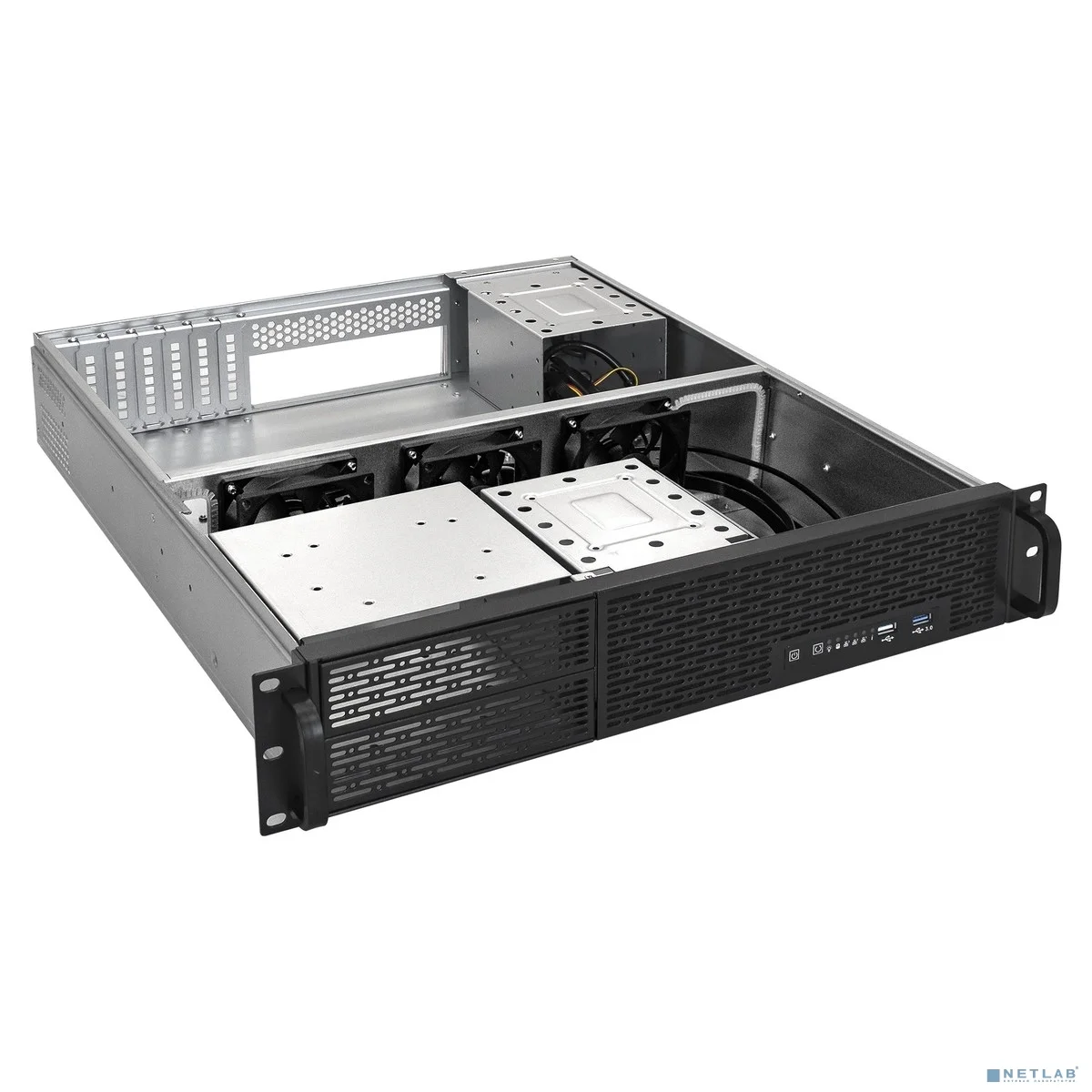 Exegate EX172968RUS Серверный корпус Pro 2U550-06/2U2088 <RM 19", высота 2U, без БП, USB>