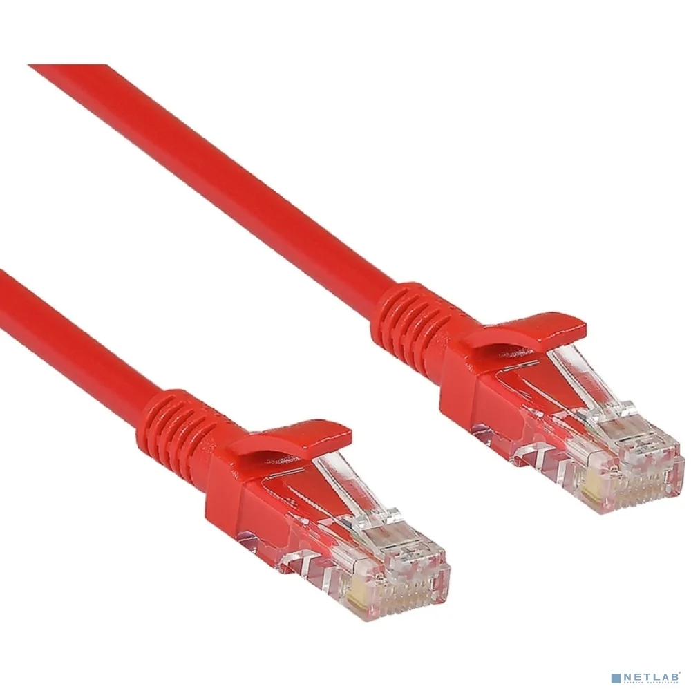 Exegate EX258673RUS Патч-корд UTP-RJ45-RJ45-5e-1M-RD, UTP, cat.5e, 1м, красный