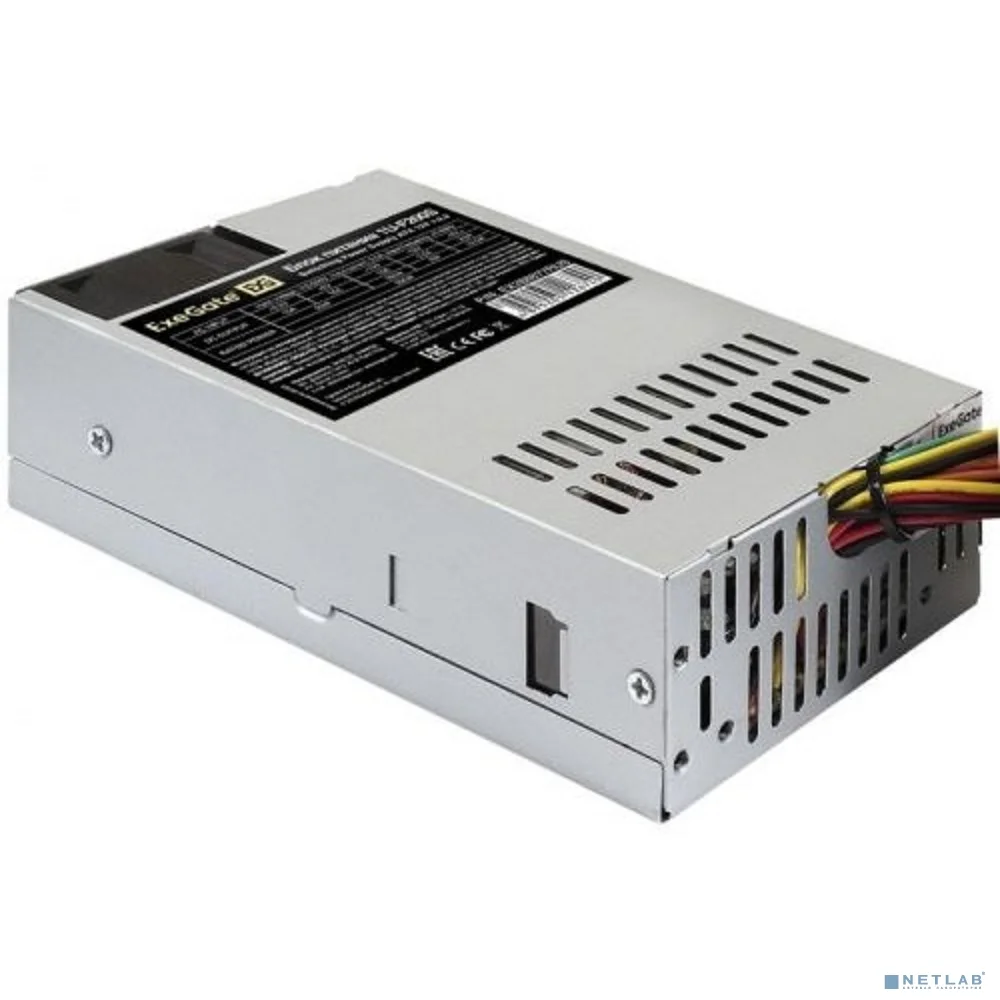 Exegate EX288877RUS Блок питания 200W ExeGate 1U-F200S (ITX, 4cm fan, 20+4pin, 4 pin, 3xSATA, 2xIDE)
