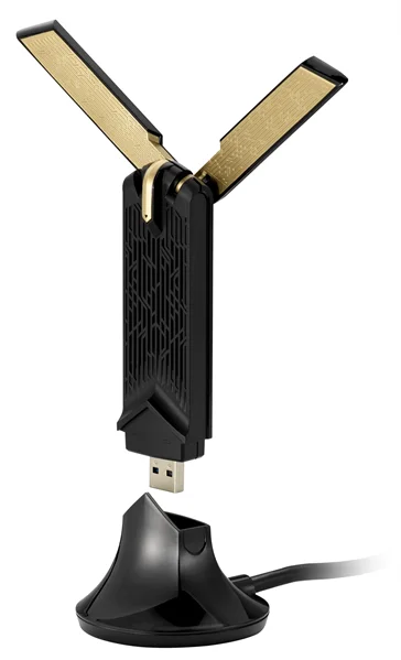 адаптер ASUS USB-AX56 // AX56 // 567 + 1201 Mbps USB 3.0 Adapter + antenna NO CRADLE