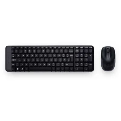 Клавиатура+мышь Logitech Wireless Desktop MK220 (Keybord&mouse), USB, Black, Rus/Eng, [920-003169]