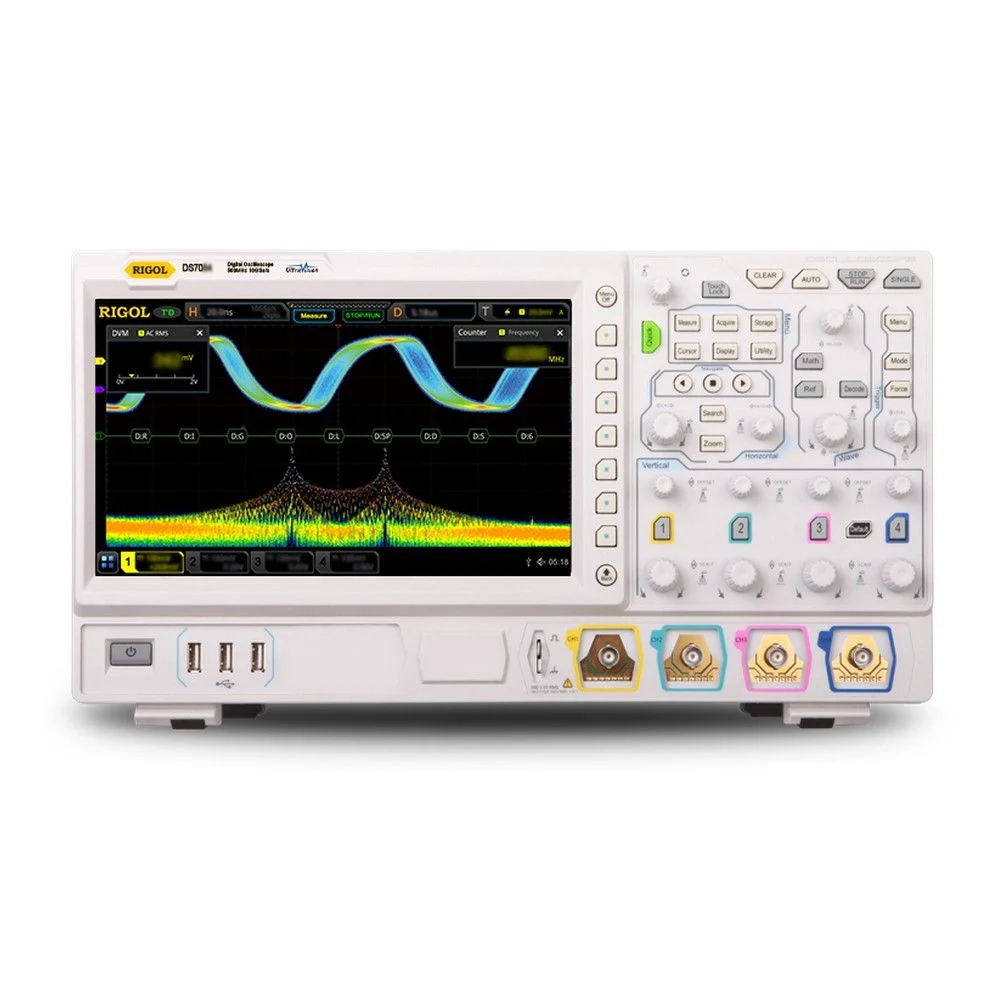 Осциллографы Rigol350MHz BW,4Channel,10GSa/s