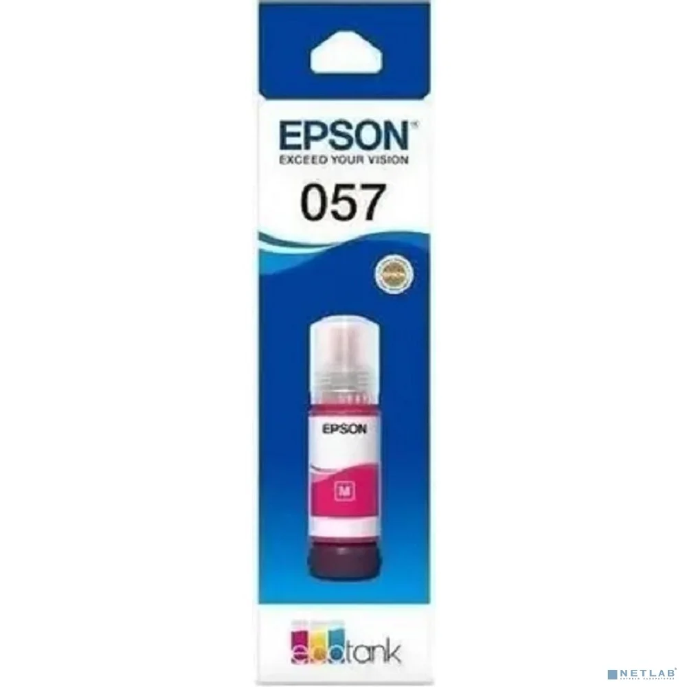 Чернила Epson 057 C13T09D398 L18050 , для Epson, 70мл, пурпурный