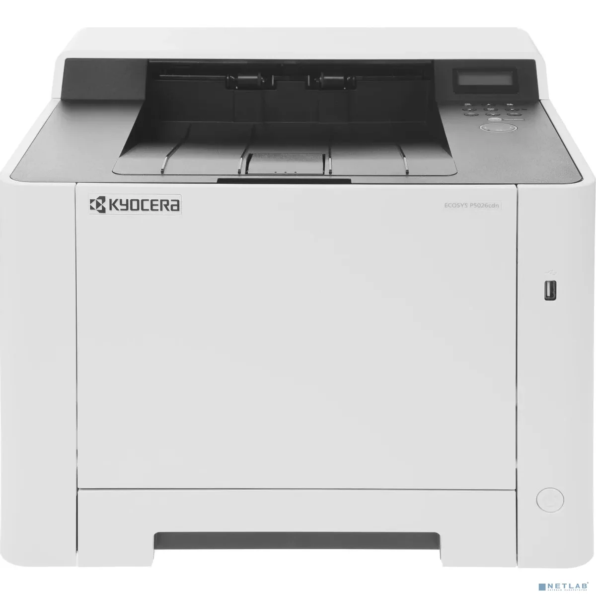 Цветной лазерный принтер Kyocera ECOSYS P5026cdn, Принтер, цв.лазерный, A4, 26 стр/мин, 1200x1200 dpi, 512 Мб, USB 2.0, Network, лоток 250 л., Duplex, старт.тонер 1200 стр.
