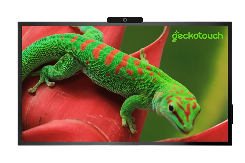 Интерактивный дисплей Интерактивный программно-аппаратный комплекс Geckotouch Interactive 75R (4к, PCAP, Android 11.0, 8Мп, LAN, Wi-Fi, BT, USB Type A/B/C, HDMI, DP, VGA, RS232) в комплекте с настенным креплением