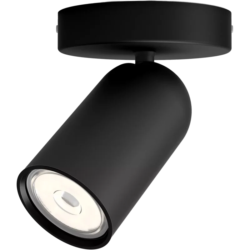 Philips PONGEE single spot black 1xNW 230V