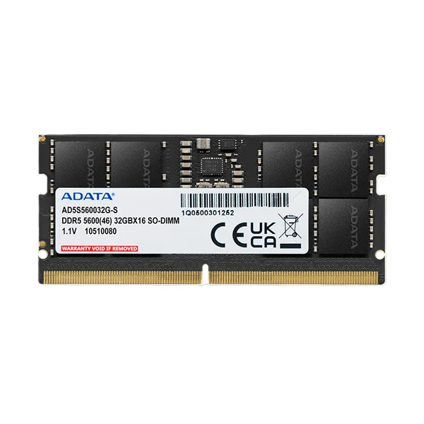 Оперативная память ADATA DDR5 SO-DIMM 32GB 5600MHz 1*32GB 46-45-45 SINGLE TRAY