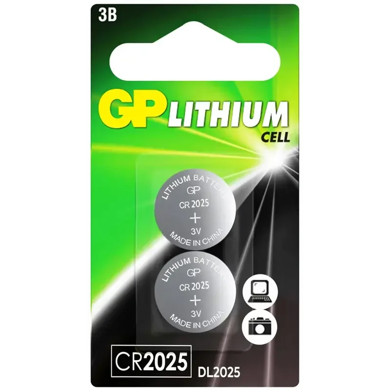 Литиевые батарейки GP CR2025-2CRU2