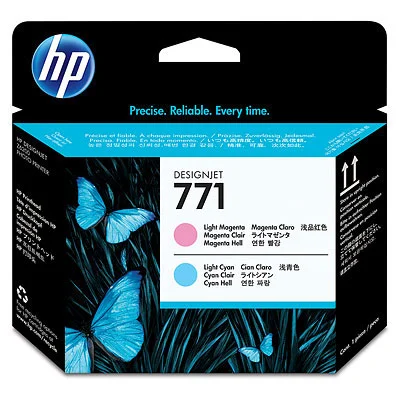 Печатающая головка Печатающая головка HP 771 для DesignJet Z6200/Z6600/Z6800, cветло-голубая/светло-пурпурная