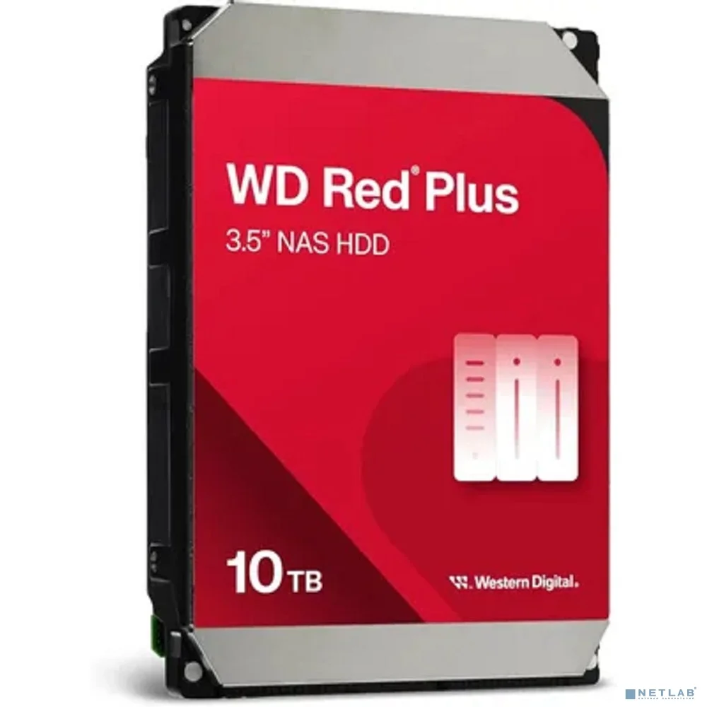 Жесткий диск Western Digital 10TB Red plus, Cache 512MB WD100EFGX 3