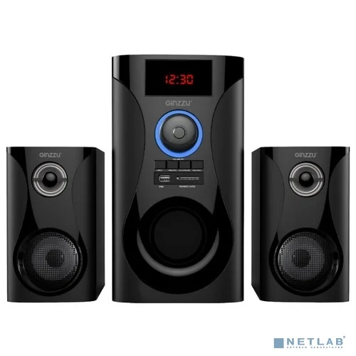 Ginzzu GM-425, Акустическая система 2.1, 60W/BT/USB/SD/FM/ДУ