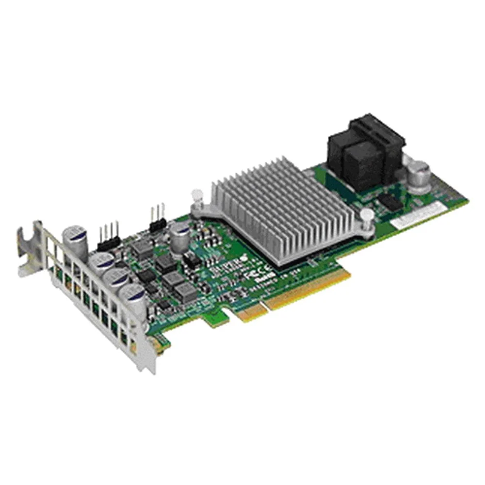 Контроллер SuperMicro AOC-S3008L-L8E Broadcom 3008 SAS controller, 8-port (internal), 12Gb/s per port, Automatically negotiates PCI-E (1.x, 2.x and 3.x) link