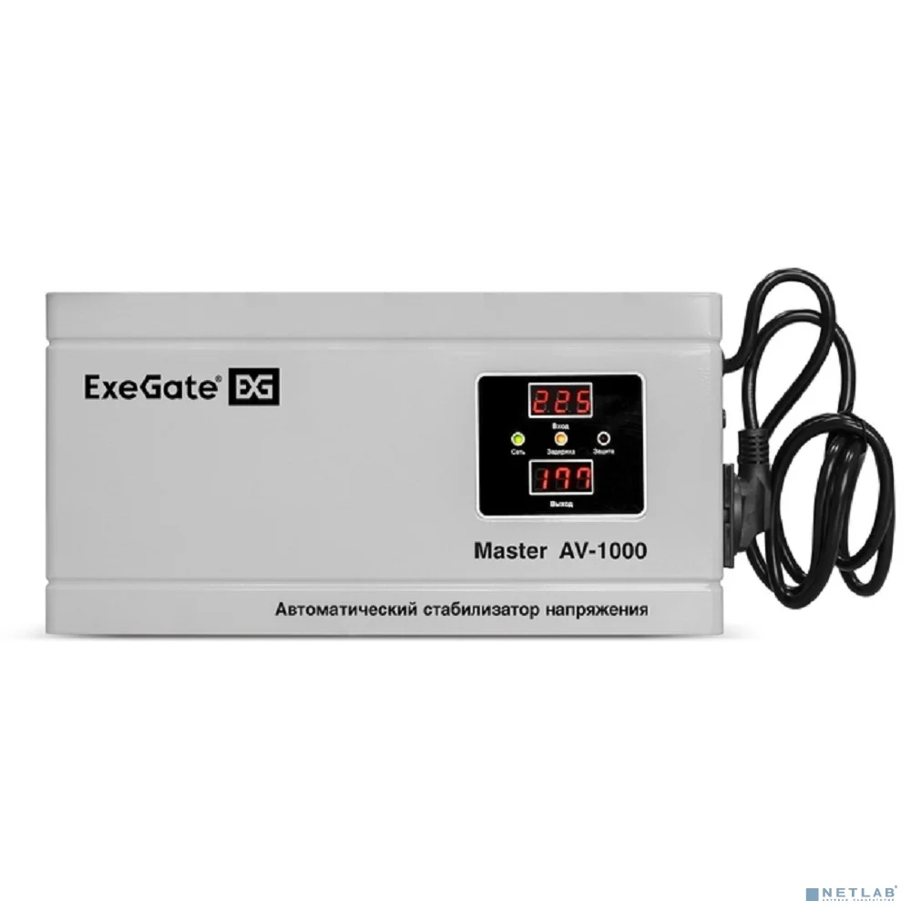 Повреждение упаковки Exegate EX291737RUS Стабилизатор напряжения ExeGate Master AV-1000