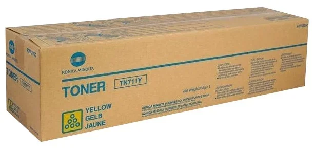 Тонер-картридж Konica Minolta toner cartridge TN-711Y yellow for bizhub C654/754 31 500 pages