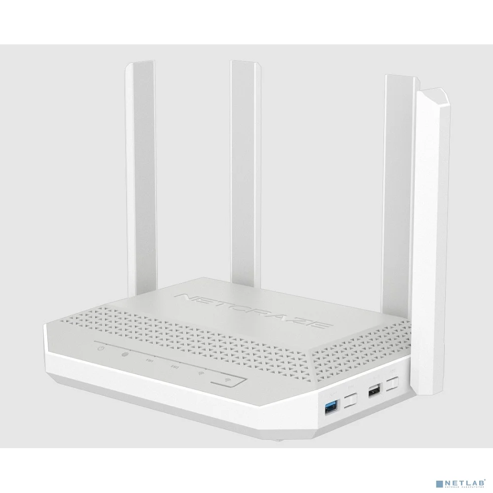 Netcraze Giga (NC-1012) Мультигигабитный интернет-центр с Mesh Wi-Fi 6 AX3000, Smart-коммутатором 1x2.5G/SFP и 4x1G, многофункциональными портами USB 3.0 и 2.0