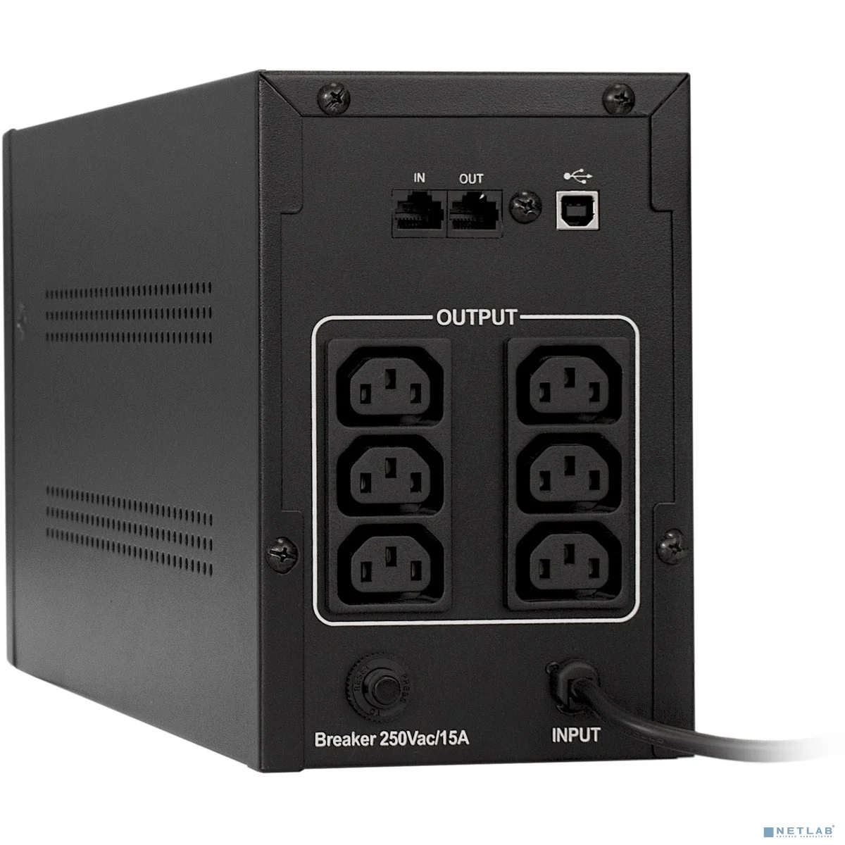 Exegate EP285484RUS ИБП ExeGate SpecialPro Smart LLB-1000.LCD.AVR.C13.RJ.USB <1000VA/650W, LCD, AVR, 6*IEC-C13, RJ45/11, USB, black>