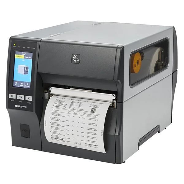 Принтер этикеток промышленный Zebra ZT421, 6'', 203 dpi, Serial, USB, Ethernet, BT 4.1/MFi, USB Host, Cutter w/ Catch Tray, EZPL