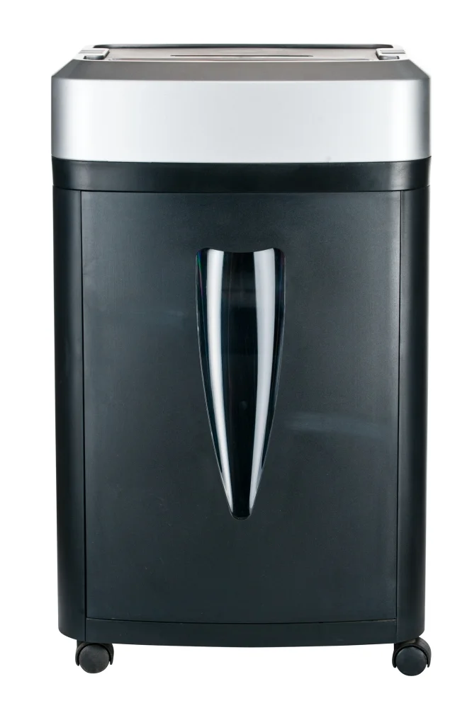 Уничтожитель документов Шредер Office Kit S145, Р-5, 2х15,11 листов, 20л., черный