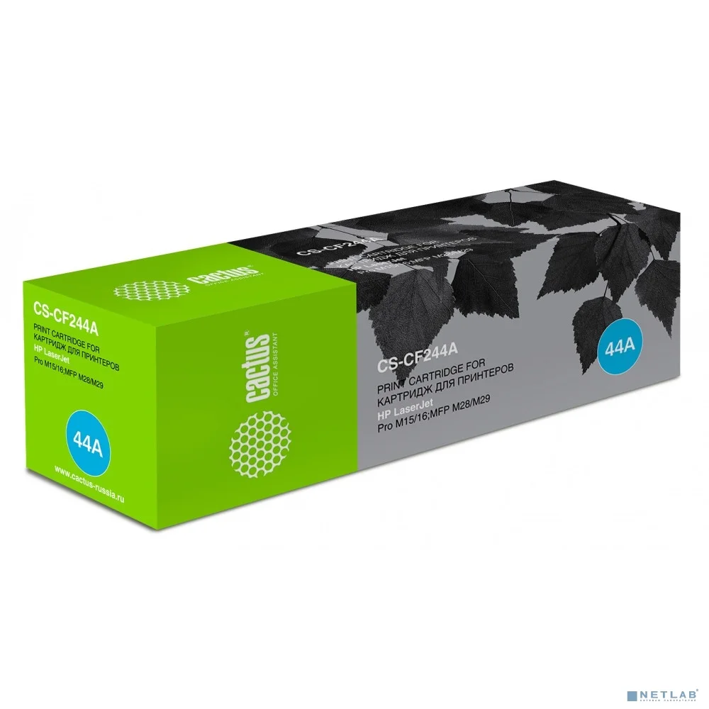 Повреждение упаковки Cactus CF244A Картридж CS-CF244A для HP LJ M15 Pro/M15a Pro/M28a Pro MFP/M28w (1000 стр.) с чипом