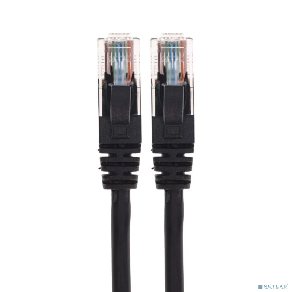 Rexant (02-0102-1) Патч-корд U/UTP, CAT 5e, RJ45-RJ45, 26AWG, LSZH, черный, 1м