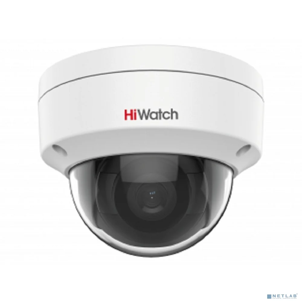 HIWATCH DS-I202(E)(4mm), Камера видеонаблюдения IP 1080p, 4 мм, белый