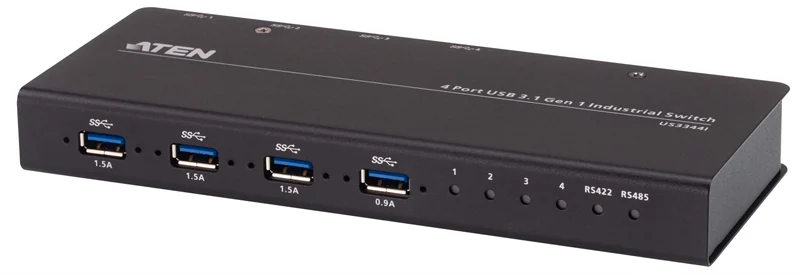 USB коммутатор ATEN 4 x 4 USB 3.2 Gen 1 Industrial Hub Switch