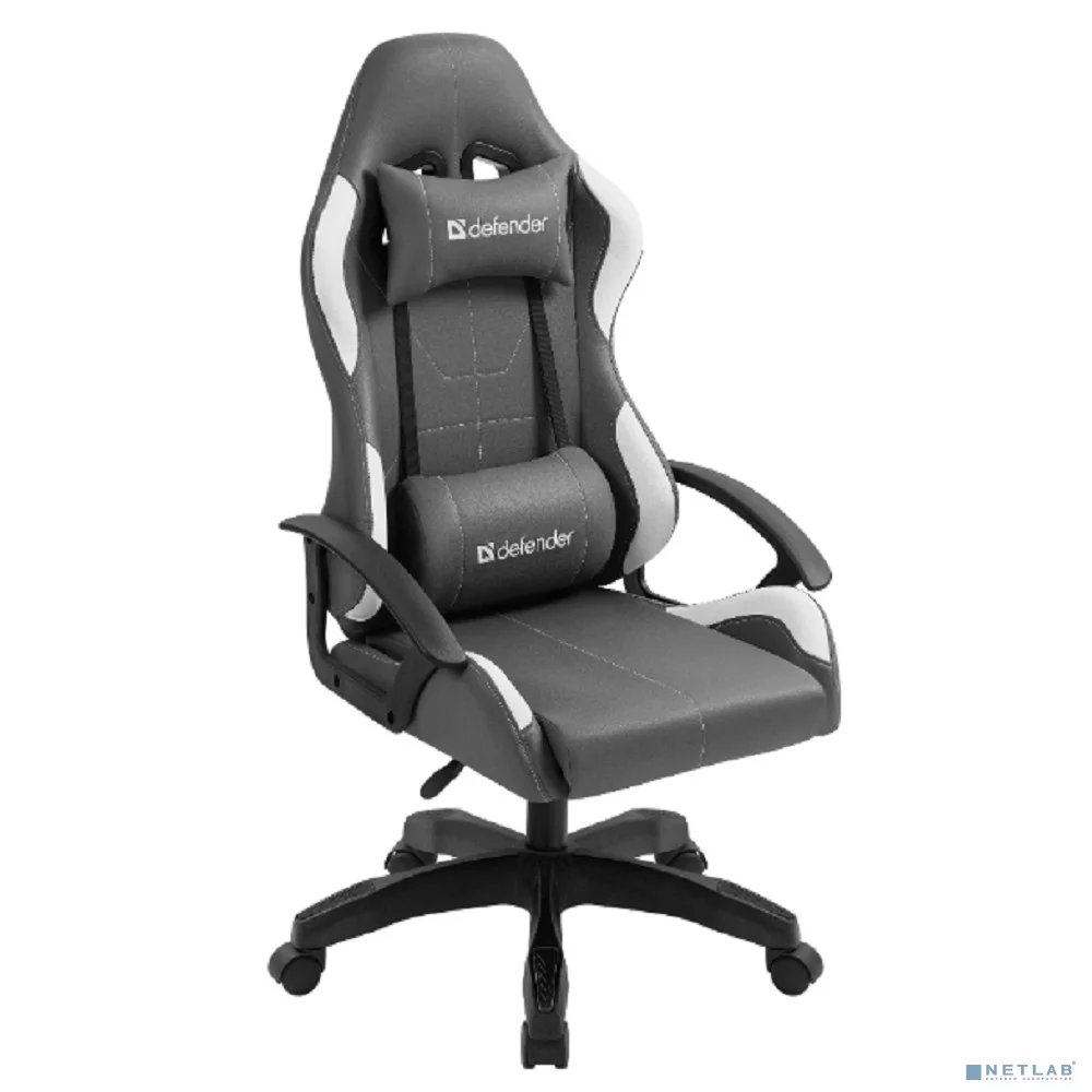 Игровое кресло Chromos Серый/Белый,класс 2,PU DEFENDER (64675)