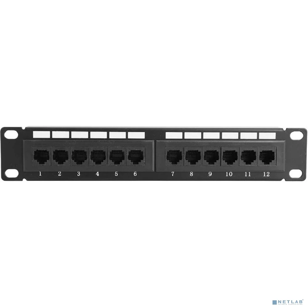 5bites Патч-панель PPU55-10 UTP / 5E / 12P / KRONE / 110 / DUAL IDC / 1U / 10"
