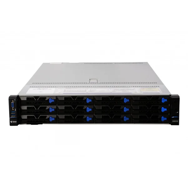 Серверная платформа SNR-SR2412LS Rack 2U, 2xXeon LGA4677, 32xDDR5/5600MHz(upto 8TB), 12xHDD LFF/SFF SATA/SAS + 2xSFF rear, 2x M.2 (2280 / 22110), noRAID, 8xPCIe 5.0/4.0, 2x1300W, Rails 2