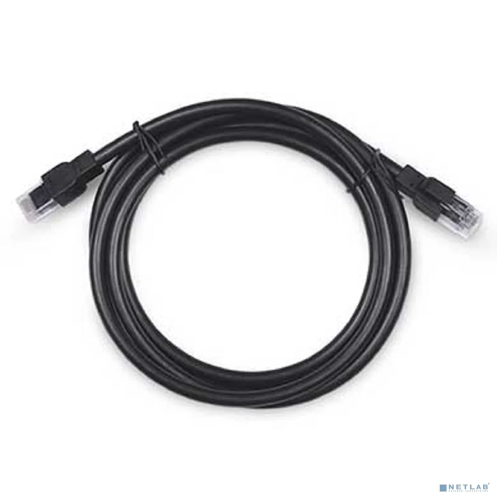 Cabeus PC-ARM-UTP-RJ45-Cat.6a-10m-PE Патч-корд U/UTP, категория 6a, 2xRJ45/8p8c, неэкранированный, армированный гофрированной стальной лентой, черный, РЕ, внешний, 10м