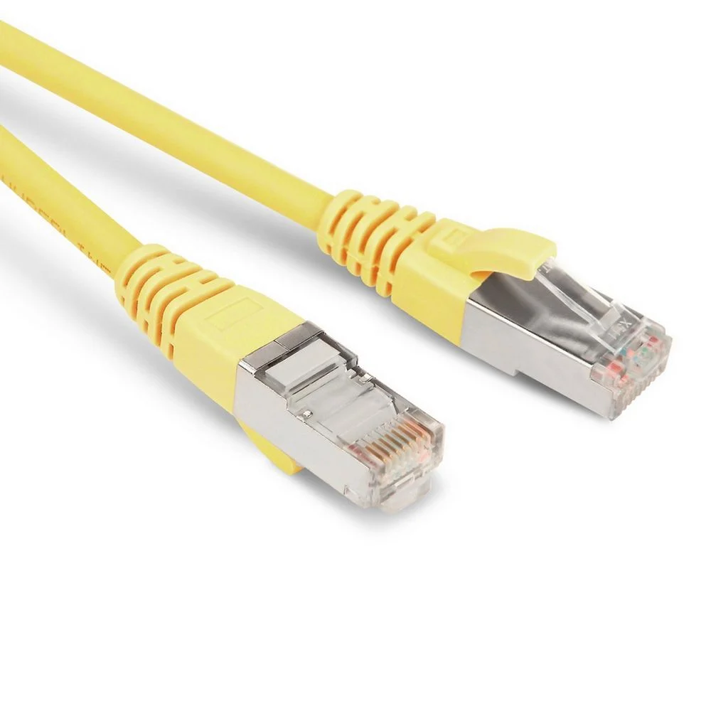 Hyperline PC-LPM-STP-RJ45-RJ45-C5e-2M-LSZH-YL Патч-корд F/UTP, экранированный, Cat.5e, LSZH, 2 м, желтый