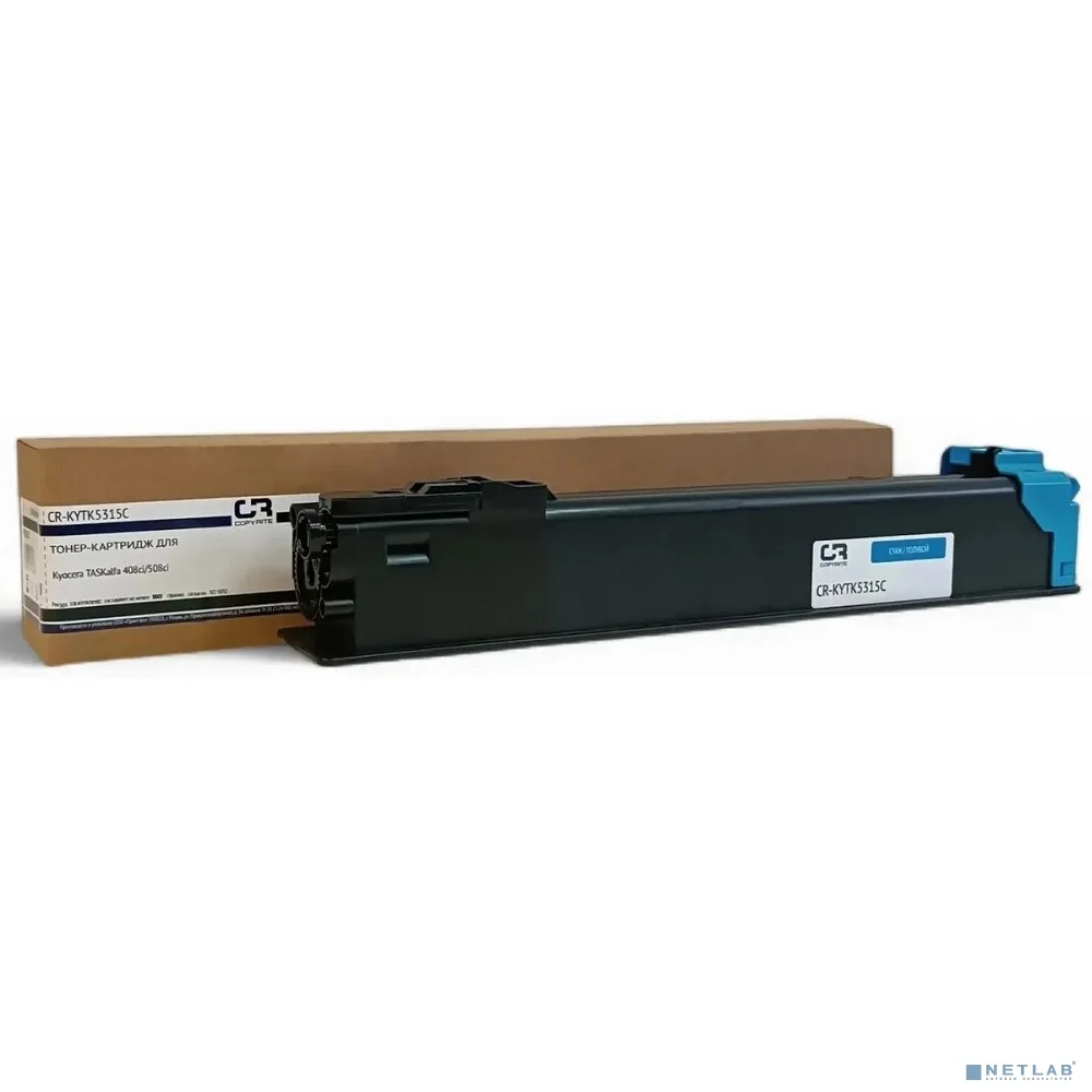 Картридж лазерный CopyRite CR-KYTK5315C TK-5315C голубой (18000стр.) для Kyocera TASKalfa 408ci/508ci