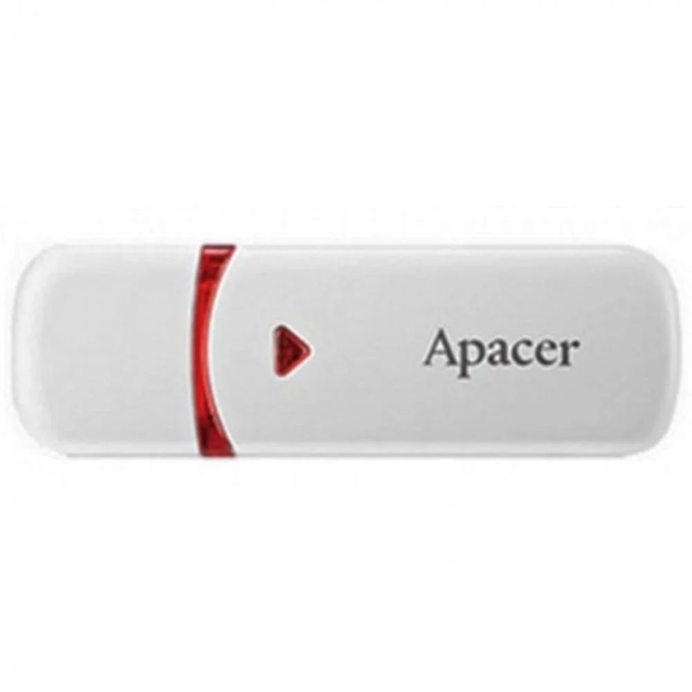 USB накопитель ApacerAH333 USB Flash AP64GAH333W-1 USB 2.0, 64GB White, (910714), RTL