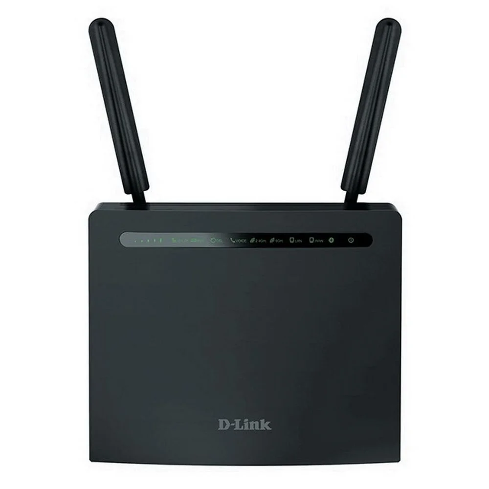 Маршрутизатор D-Link «DWR-980/4HDA1E «Wireless AC1200 4G LTE Router with 1 USIM/SIM Slot, 1 10/100/1000Base-TX WAN port, 4 10/100/1000Base-TX LAN ports, 2 FXS ports, 1 ADSL/VDSL port and 1 USB Port. 802.11b/g/n compatible, 802.11AC up to 866Mbps, 802.11n up to 300Mbps, 1 10
