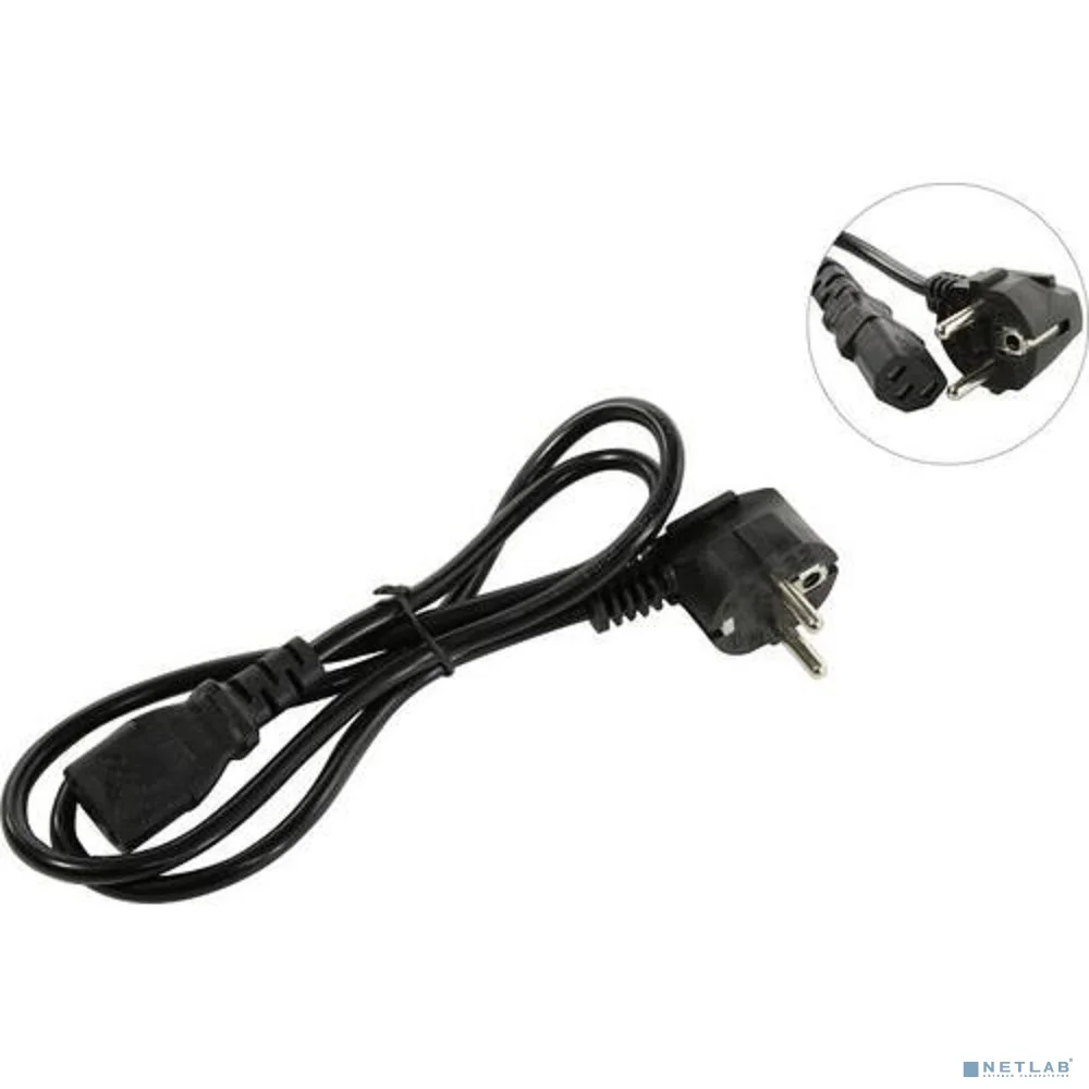 5bites Кабель питания PC205-10A IEC-320-C13 / CEE 7/7 SHCUKO / 220V / 3G*0.50MM / 1M
