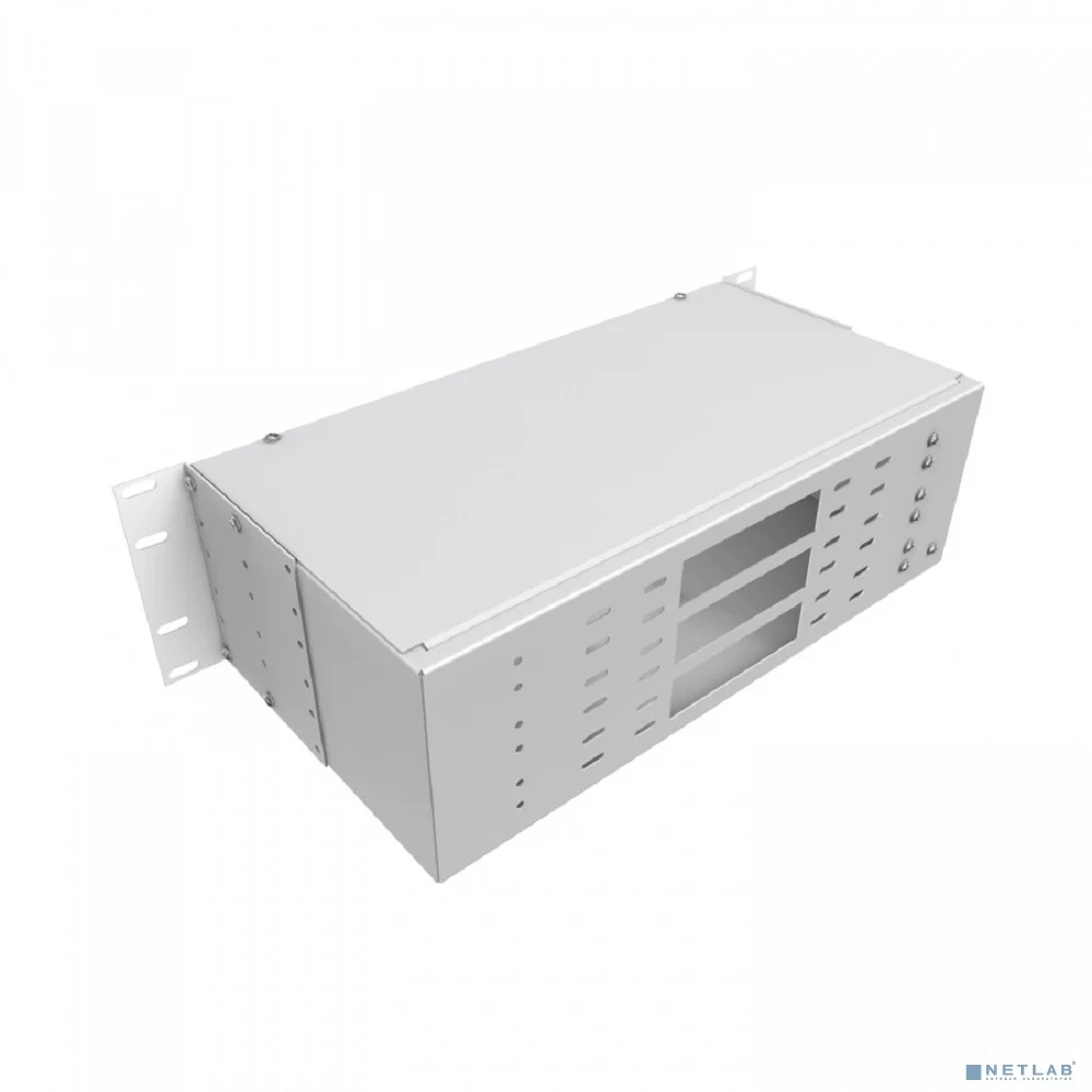 NTSS Кросс NTSS оптический 19'' укомплектованный 3U, 64 порта SC/APC, 9/125 мкм (планки, сплайс-кассета 2шт, пигтейлы, КДЗС, адаптеры) серый RAL 7035 NTSS-RFOB-3U-64-SC/A-9-SP1.5G1AY
